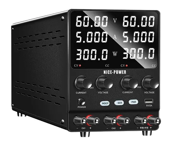 Блок питания Nice Power SPS605-2KD двухканальный (60V/5A реж стаб тока) фото в интернет-магазине 05gsm.ru