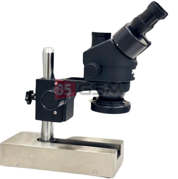 Микроскоп Relife M3T-B1 черный (тринокуляр 7045) с выдвижным штативом RL-004U фото в интернет-магазине 05gsm.ru