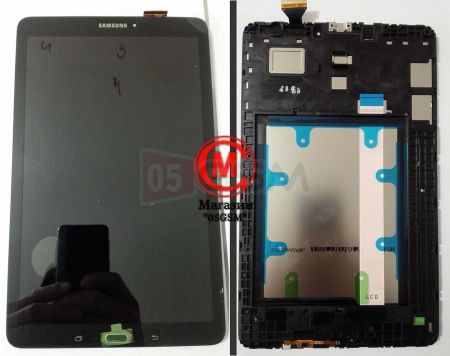 Дисплей Samsung T560 / T561 Galaxy Tab E черный комплект (Service) фото в интернет-магазине 05gsm.ru
