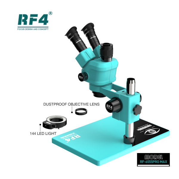 Микроскоп RF4 RF-6555PRO MAX ( + подсветка) фото в интернет-магазине 05gsm.ru