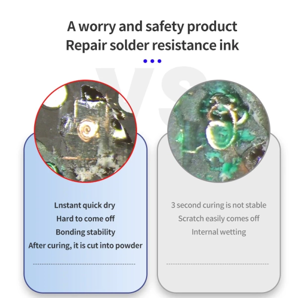 Защитный лак/ Маска для плат прозрачный Mechanic (UV Quick-drying solder mask ink) 3 сек фото в интернет-магазине 05gsm.ru