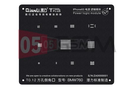 Трафарет 2D для BGA Qianli BMW760 iPhone 6S фото в интернет-магазине 05gsm.ru
