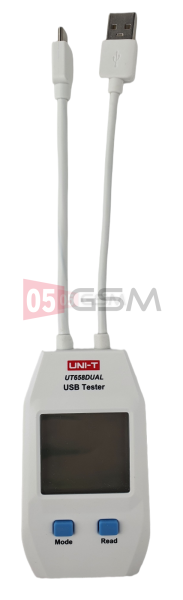 USB тестер Unit UT658D (4-24V / USB(3A) / Type-C(5A)) фото в интернет-магазине 05gsm.ru