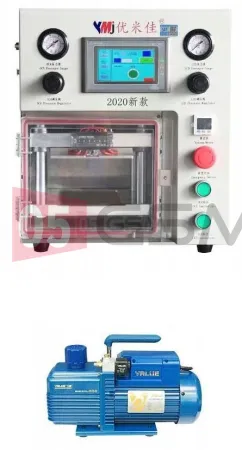 Аппарат для склейки дисплейного модуля YMJ - TH-40 (7 дюйм) + помпа двухступенчатая  фото в интернет-магазине 05gsm.ru