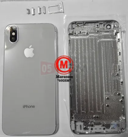 Корпус iPhone 6G White ORG (имитация iPhone X) БЕЗ наушника фото в интернет-магазине 05gsm.ru