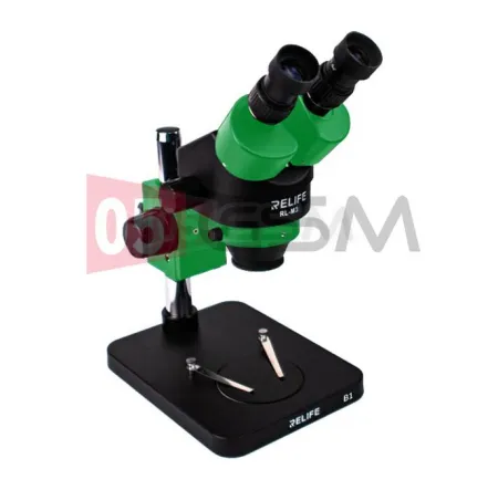 Микроскоп Relife M3-B1 с подсветкой (Зеленый) фото в интернет-магазине 05gsm.ru