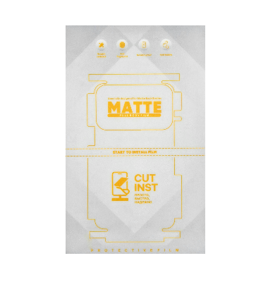 Пленка полимерная корпусная для плоттера Cutinst TPH-MATTE (Матовая; 1 штука; 120x195 мм) фото в интернет-магазине 05gsm.ru