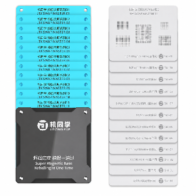 Набор трафаретов для микросхем с держателем JTX Swap Master (iPhone X-17 Pro Max) фото в интернет-магазине 05gsm.ru