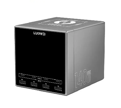 Многопортовое зарядное устройство Luowei LW-U1 (8 портов; 140 Вт; быстрая и беспроводная зарядка) фото в интернет-магазине 05gsm.ru