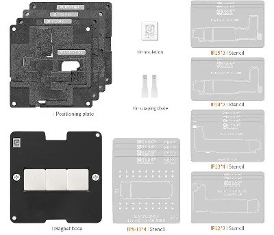 Middle Frame iPhone X - 15 Pro Max Amaoe IPX-15 - Монтажный стол для материнских плат фото в интернет-магазине 05gsm.ru