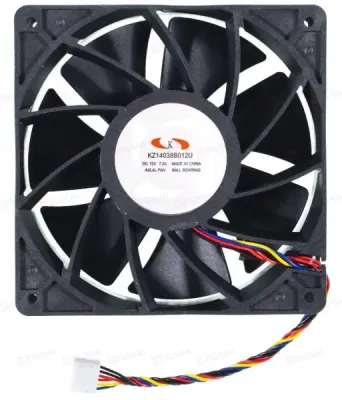 Кулер Cooling fan KZ14038B012U 140x140x38 7500RPM (12V 7.2A)  фото в интернет-магазине 05gsm.ru