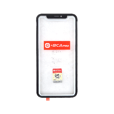 Стекло G+OCA iPhone XR с РАМКОЙ + OCA пленка фото в интернет-магазине 05gsm.ru