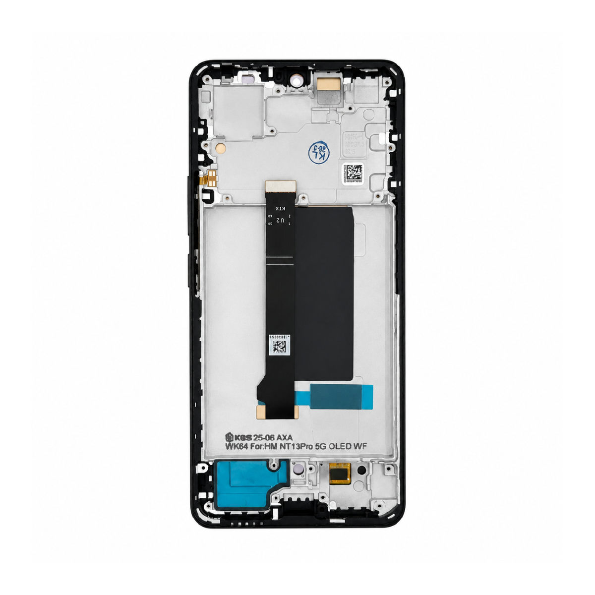Дисплей с рамкой Redmi Note 13 Pro 4G / POCO M6 Pro 4G OLED (KBS)