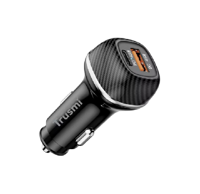 Автомобильное зарядное устройство Trusmi CC01-011 (48W; USB-A; USB-C; черный) фото в интернет-магазине 05gsm.ru