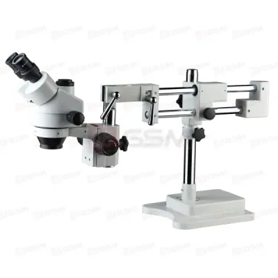 Микроскоп тринокулярный Kaisi STL2-37045 со штативом STL2 (7-45X; белый) фото в интернет-магазине 05gsm.ru