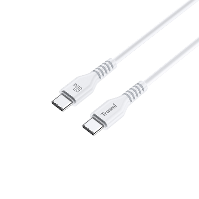 Кабель зарядки Trusmi CA54-05 (Type-C → Type-C; 60W; 1 м; белый) фото в интернет-магазине 05gsm.ru