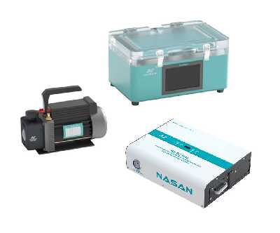 Комплект для переклейки дисплеев Nasan Supa Lite B2 Max (Ламинатор,барокамера,помпа-Rs2,компрессор) фото в интернет-магазине 05gsm.ru