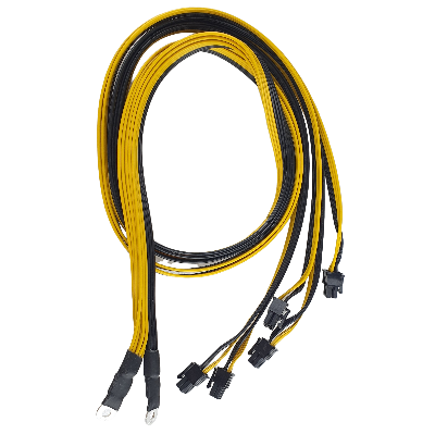 Кабель (Коса) 6 PIN 100CM CONNECTOR SEVER POWER SUPPLY CABLE PCIE S9 / S9J / L3+ / Z9 / D3 фото в интернет-магазине 05gsm.ru