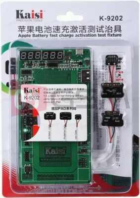 Плата для теста и подзарядки АКБ Kaisi K-9202 BIG (iPhone 4G-7G/iPad3/4 /iPad Air1/2/Samsung/Xiaomi) фото в интернет-магазине 05gsm.ru
