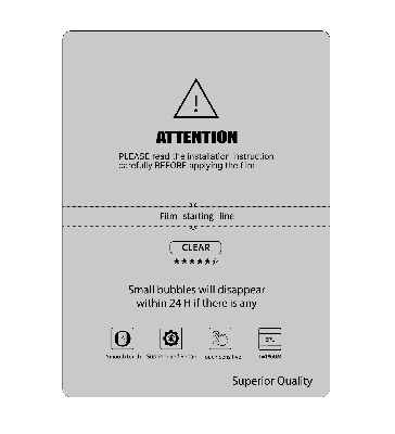 Пленка самовосстанавливающаяся для плоттера ЦехОпт EPU (Глянцевая большая; 1 штука; 230x320x0.18 мм) фото в интернет-магазине 05gsm.ru