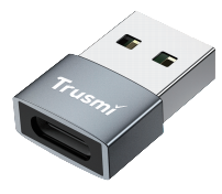 Адаптер OTG Trusmi CA01-04 (USB-A 2.0 male → USB-C female) фото в интернет-магазине 05gsm.ru