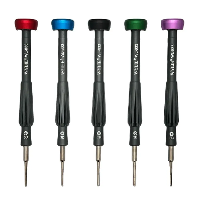Набор отверток Wylie WL-833 (3D-биты; 5 штук) фото в интернет-магазине 05gsm.ru