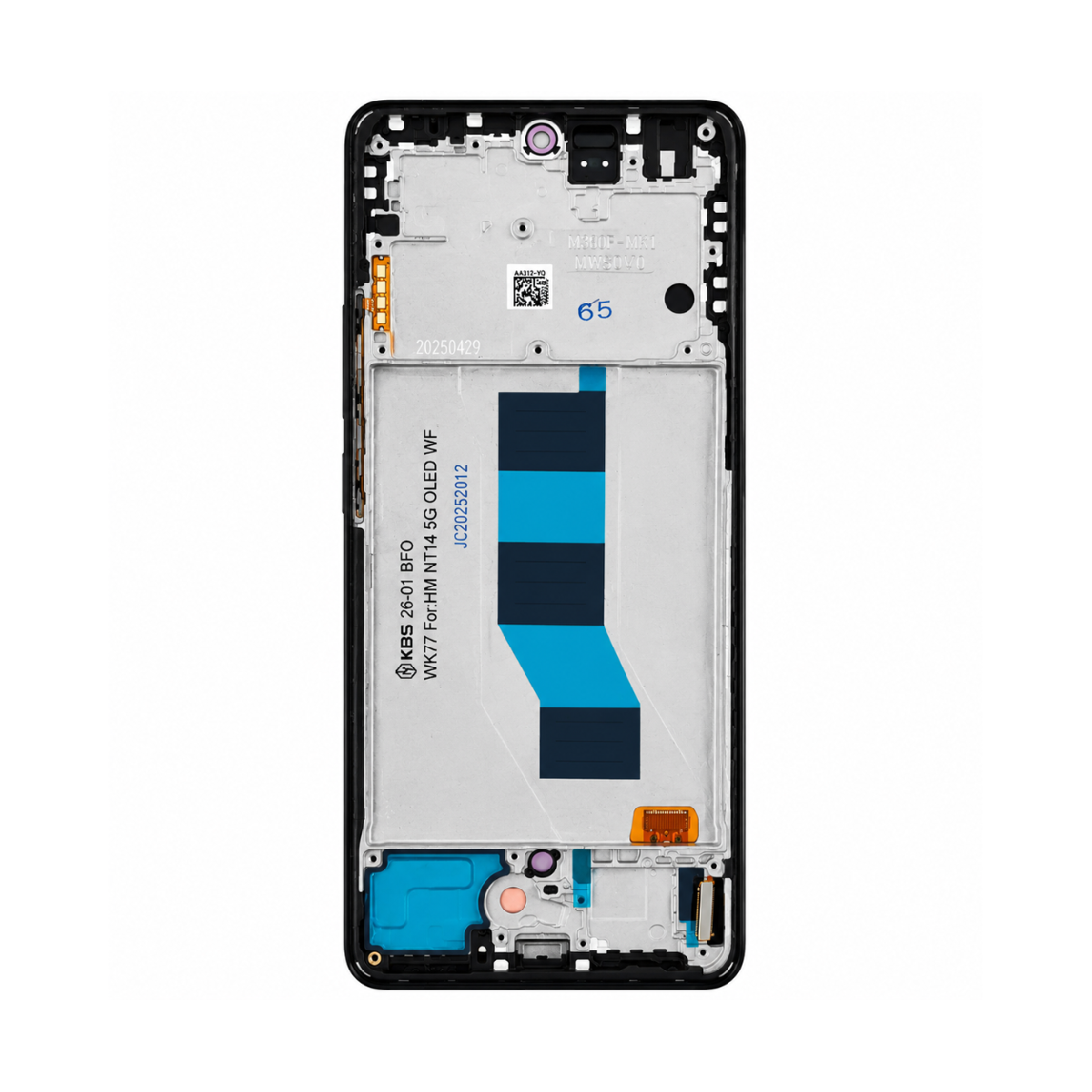 Дисплей с рамкой Redmi Note 14 5G OLED (KBS)