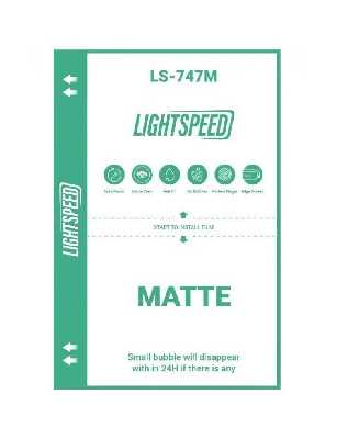 Пленка гидрогелевая для плоттера Lightspeed LS-747M (Матовая; 180x120 мм) фото в интернет-магазине 05gsm.ru