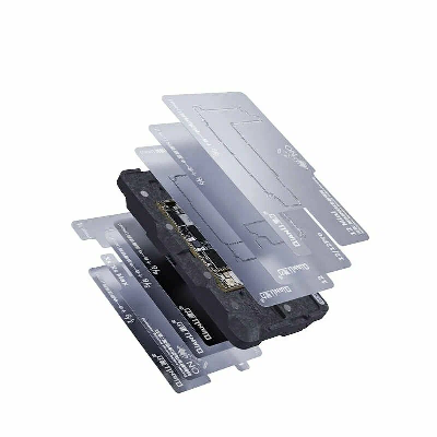 Монтажная платформа Qianli 10 in 1 для iPhone X-12 Pro Max (Middle Frame) фото в интернет-магазине 05gsm.ru