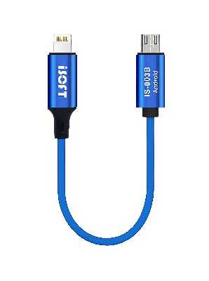 Кабель для переноса данных Lightning-Micro USB (IS-003B) фото в интернет-магазине 05gsm.ru