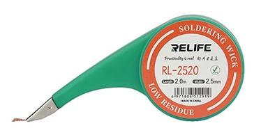 Оплетка для выпайки Relife RL-2520 (C держателем; 2.5 мм; 2 м) фото в интернет-магазине 05gsm.ru