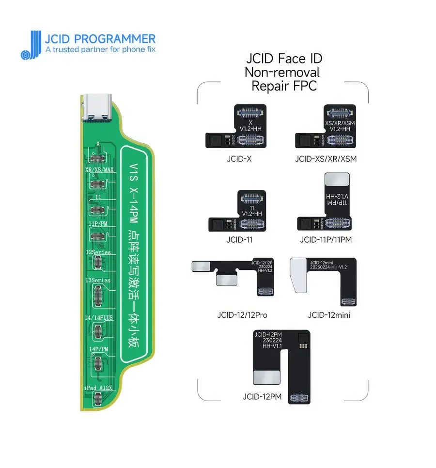 Шлейф от JCID для восстановления Face iD без пайки iPhone 11 Pro / 11 Pro MAX (Non Removal) фото в интернет-магазине 05gsm.ru