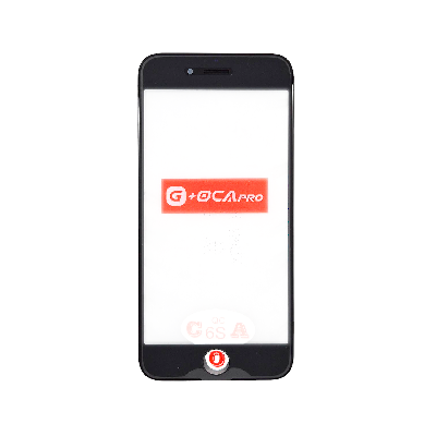 Стекло G+OCA iPhone 6S черное с РАМКОЙ+OCA пленка фото в интернет-магазине 05gsm.ru