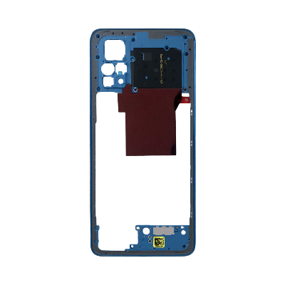 Корпус (средняя часть) Xiaomi Redmi Note 12 Pro голубой (Blue) фото в интернет-магазине 05gsm.ru