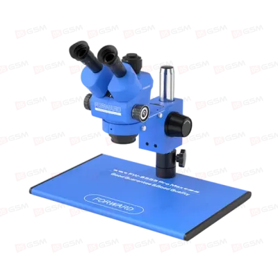 Микроскоп тринокулярный Forward FW-6555 Pro Max (6.5-55X; синий) фото в интернет-магазине 05gsm.ru
