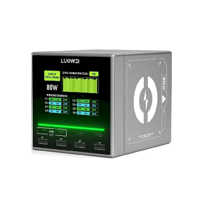 Многопортовый зарядник Luowei LW-U1 Mini (8 портов; 80 Вт) фото в интернет-магазине 05gsm.ru