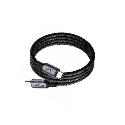 Кабель зарядки JCID-01 (Type-C → Type-C; 100W; 1.2 м; черный) фото в интернет-магазине 05gsm.ru