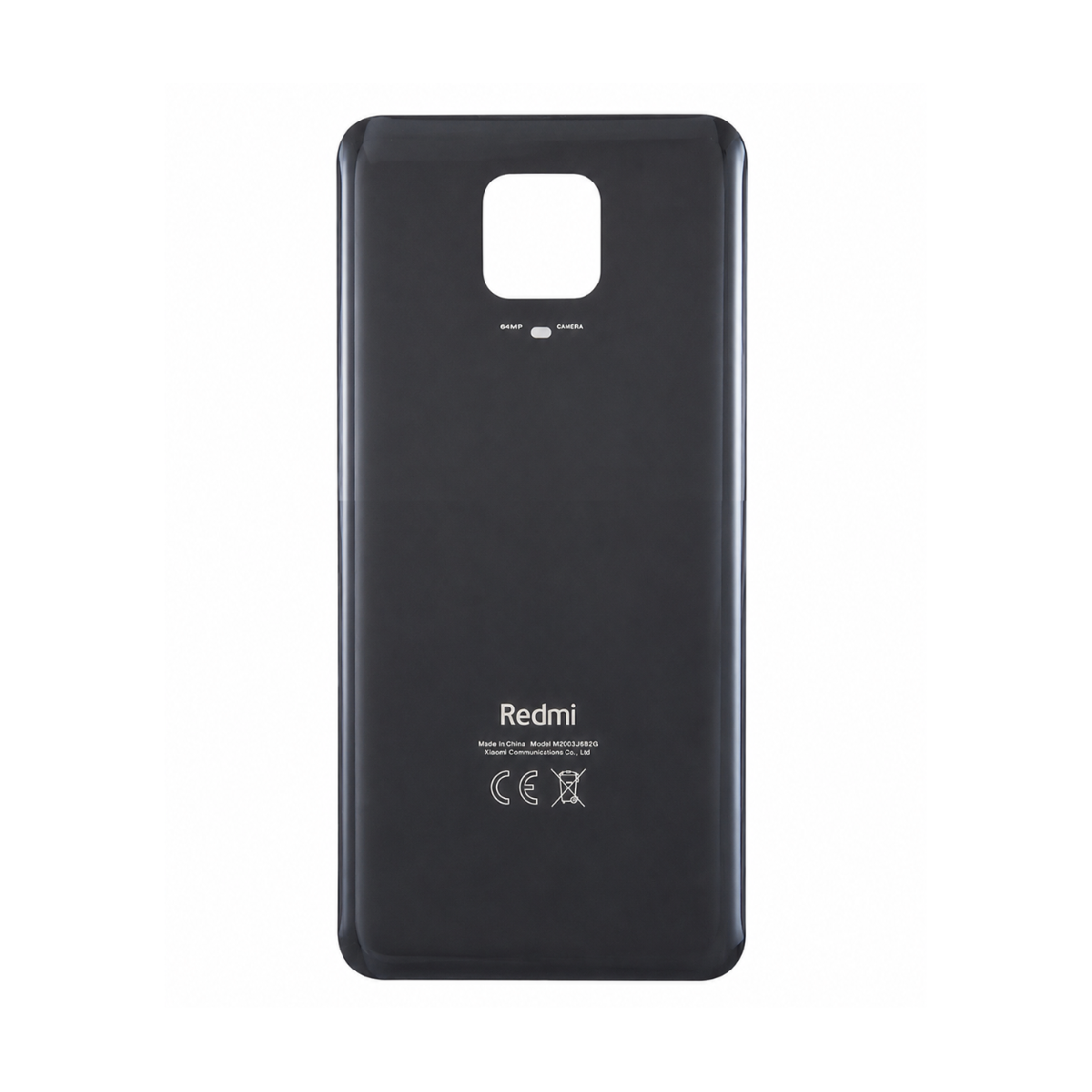Крышка Redmi NOTE 9 PRO / NOTE 9S черная