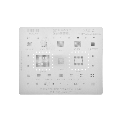 Трафарет для BGA микросхем Amaoe SAM:21 (S25/S25+/S931/S936) фото в интернет-магазине 05gsm.ru