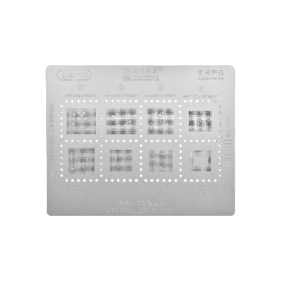 Трафарет для BGA микросхем Amaoe U-MTU5 MTK-CPU - 0.12mm фото в интернет-магазине 05gsm.ru