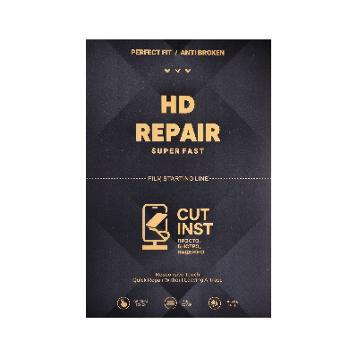 Пленка гидрогелевая для плоттера Cutinst Repair HD (Глянцевая; антиударная; 120x180x0.12 мм) фото в интернет-магазине 05gsm.ru