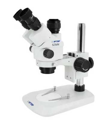 Микроскоп тринокулярный SopTop SZMN 7045 (7-45X; белый) фото в интернет-магазине 05gsm.ru