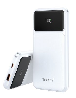 Пауэрбанк Trusmi PB02-02 (10000 мАч; 22.5 Вт; с дисплеем; белый) фото в интернет-магазине 05gsm.ru