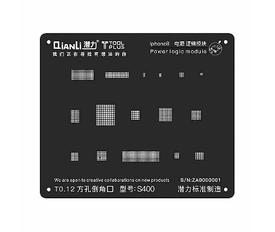 Трафарет 2D для BGA Qianli QS10 Qualcomm CPU 4 фото в интернет-магазине 05gsm.ru