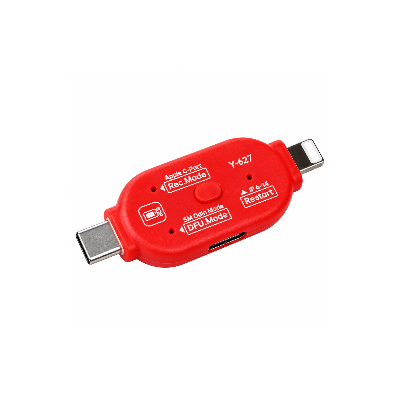 Устройство YCS Y-627 для ввода в режим DFU / Recovery / Odin recovery tool (Type-C + Lightning) фото в интернет-магазине 05gsm.ru