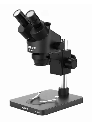 Микроскоп тринокулярный Relife M3T-B1 с подсветкой (7-45X; черный) фото в интернет-магазине 05gsm.ru