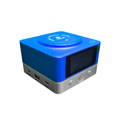 Многопортовое зарядное устройство Sunshine Q7 (6 портов; 80 Вт; беспроводная зарядка 15 Вт; синий) фото в интернет-магазине 05gsm.ru