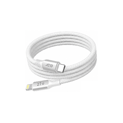 Кабель зарядки JCID-03 (Type-C → Lightning; PD Fast Charging; 1 м; белый) фото в интернет-магазине 05gsm.ru