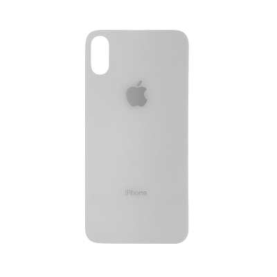 Крышка iPhone XS с широким вырезом (Silver/Белый) фото в интернет-магазине 05gsm.ru