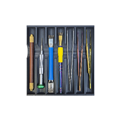 Лоток средний для инструментов SYH-009 (Черный; 7 отсеков) фото в интернет-магазине 05gsm.ru